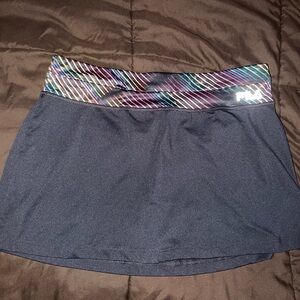 Fila black Skirt with Colorful Striped Waistband tennis golf